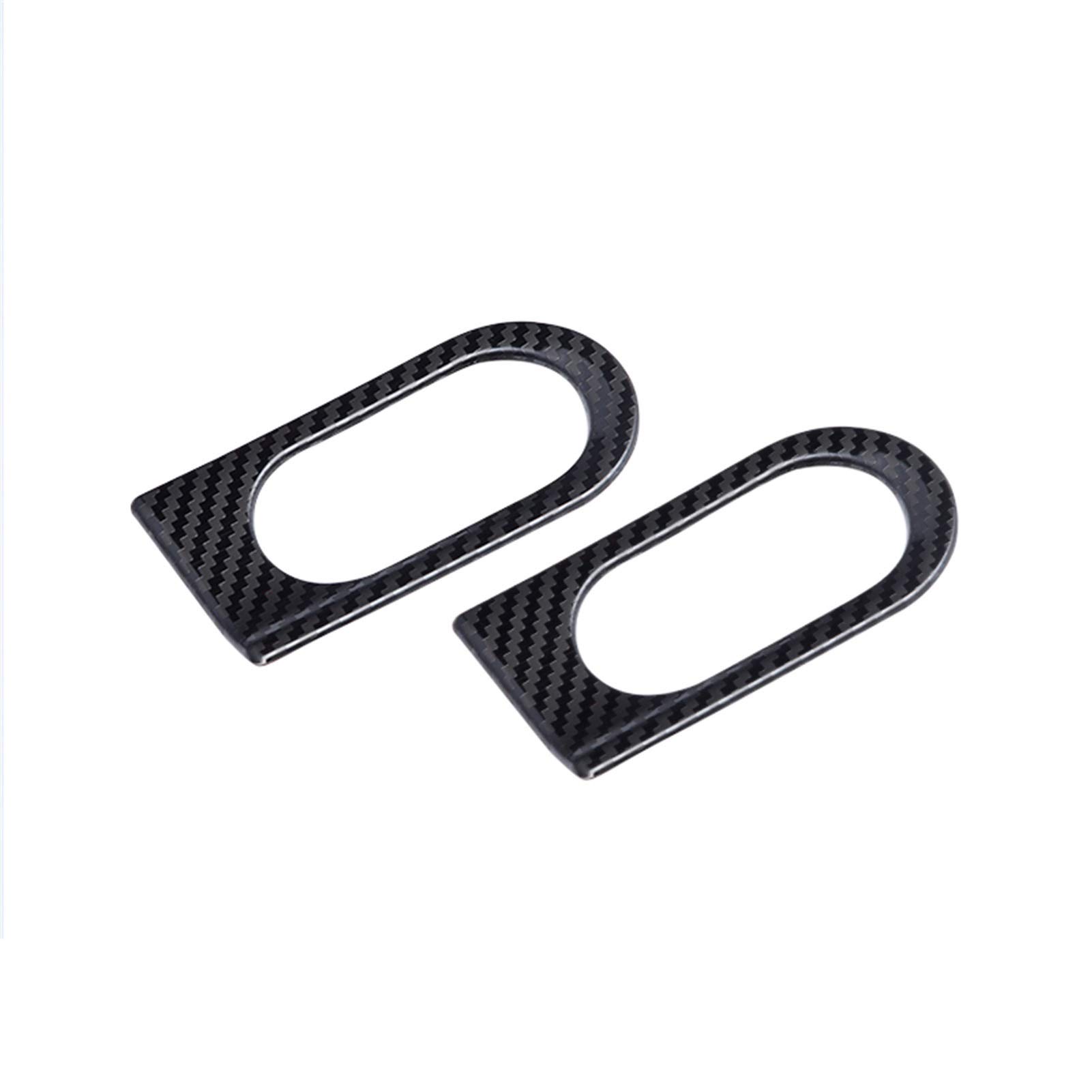Vexilon Auto-Styling, Carbonfaser-Stil, Edelstahl-Dekoration, modifiziertes Zubehör, for Smart, 453 Fortwo Forfour 2015-2020 Lüftungsgitter fürs Auto(Turn Signal Frame) von Vexilon