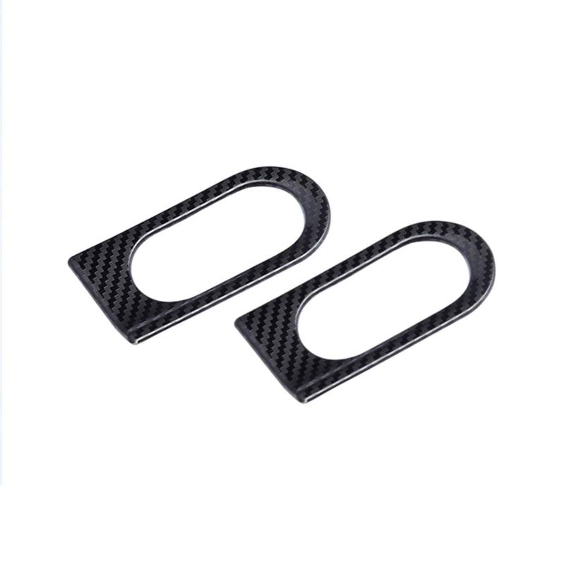 Vexilon Auto-Styling, Carbonfaser-Stil, Edelstahl-Dekoration, modifiziertes Zubehör, for Smart, 453 Fortwo Forfour 2015-2020 Lüftungsgitter fürs Auto(Turn Signal Frame) von Vexilon