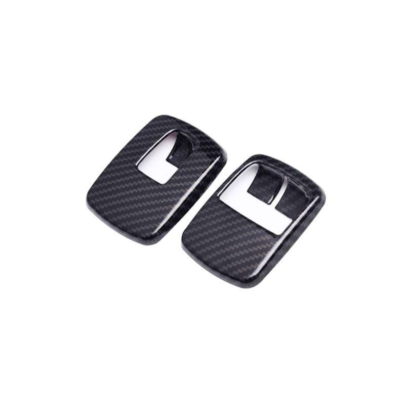 Vexilon Auto-Styling, Carbonfaser-Stil, Edelstahl-Dekoration, modifiziertes Zubehör, for Smart, 453 Fortwo Forfour 2015-2020 Lüftungsgitter fürs Auto(Window Lift Frame) von Vexilon