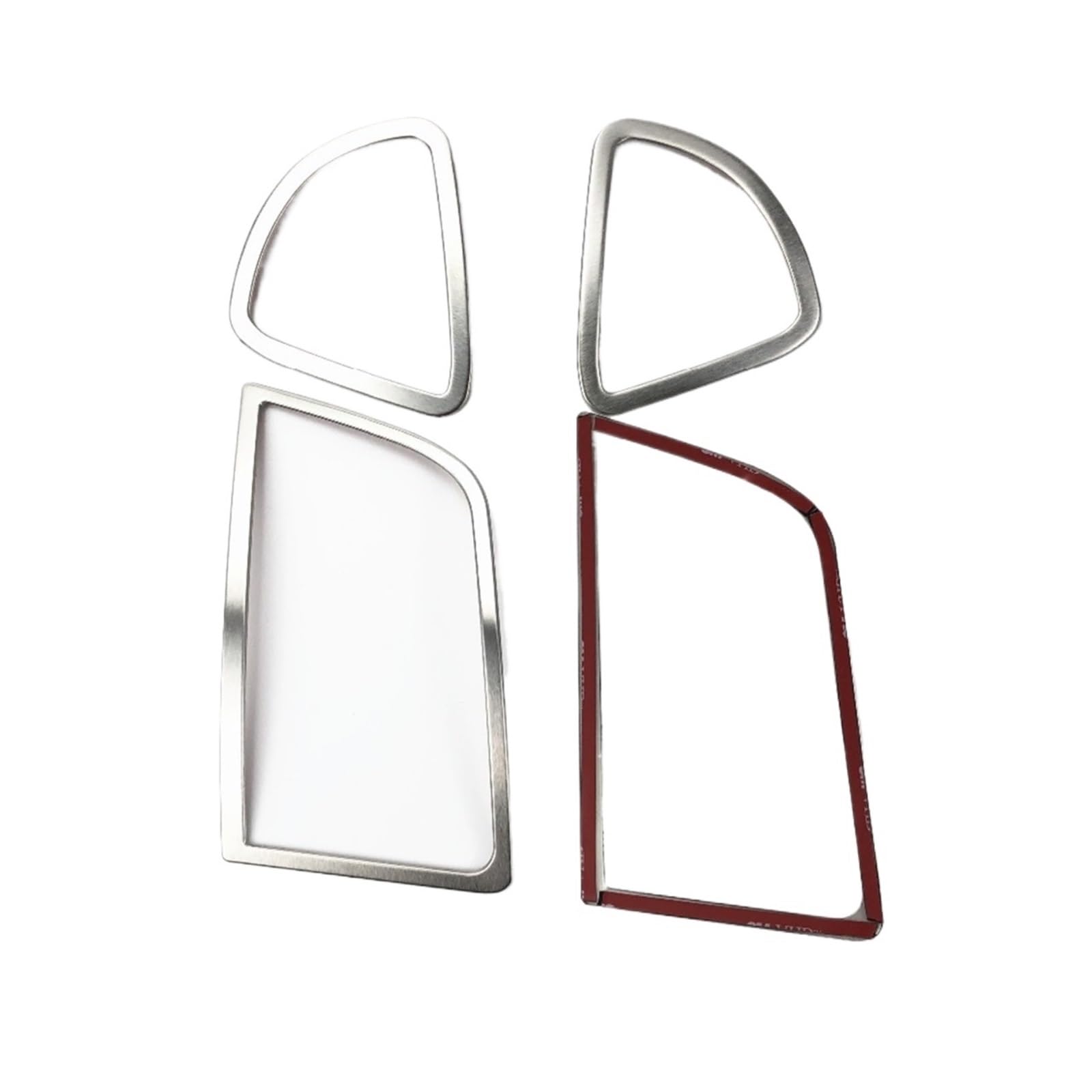 Vexilon Auto-Styling Edelstahl Lüftungsgitter Dekorativer Rahmen Zieraufkleber Hülle, for Mitsubishi, ASX 2011-2017 Autozubehör Lüftungsgitter fürs Auto(Kit 4pcs) von Vexilon