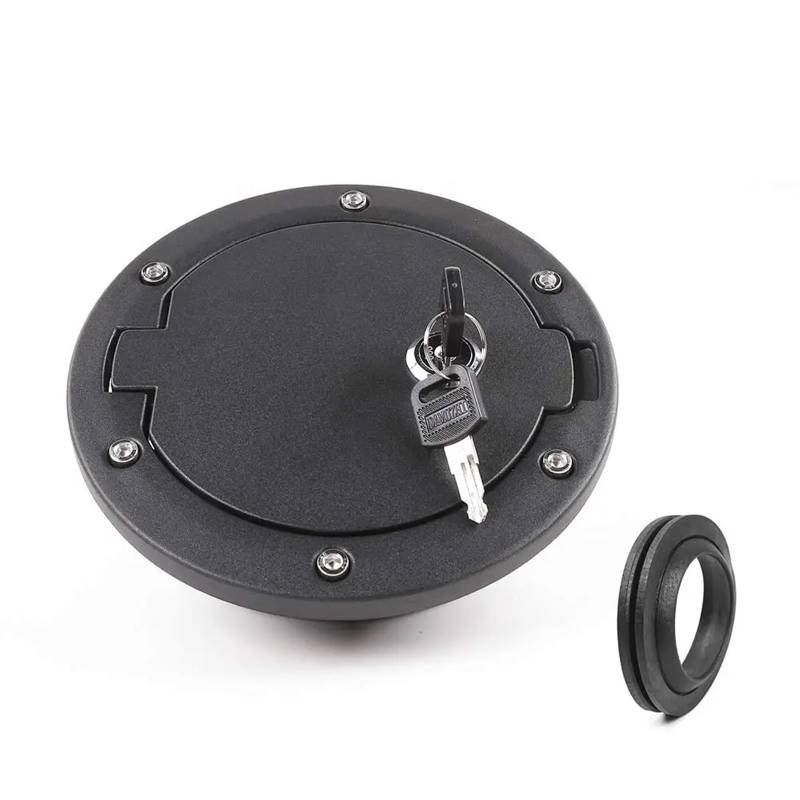 Vexilon Auto-Tankdeckel, Ersatz for den Tankdeckel, for Jeep, Wrangler JK 2007-2017, mit Schlüssel, Autozubehör Tankdeckel für Autos von Vexilon
