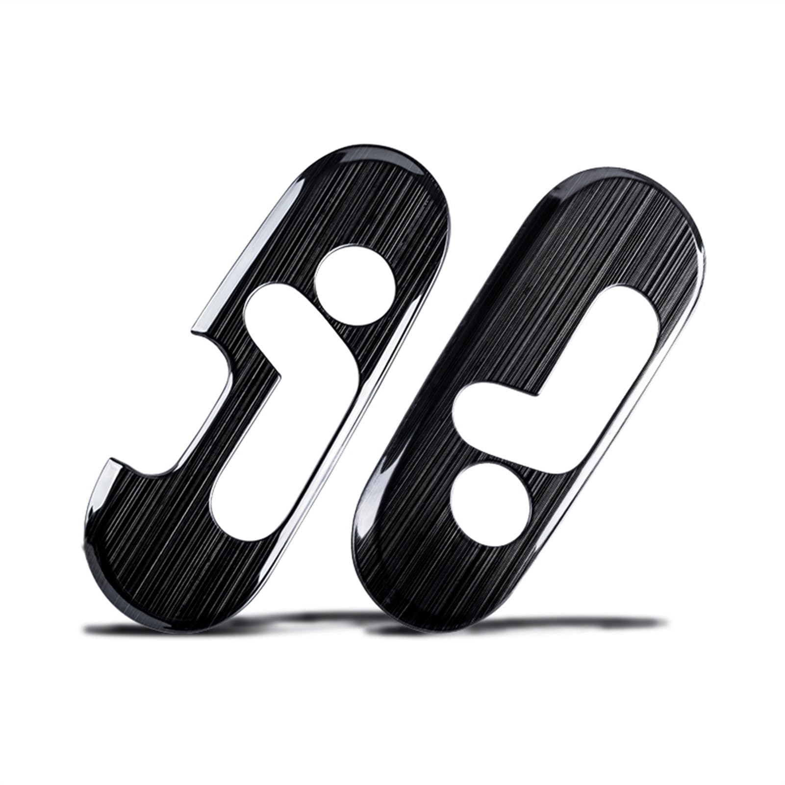 Vexilon Autositzverstellung, Dekorationsrahmen, Kfz-Innenraumschutzaufkleber, for, for Mini, Cooper S ONE Clubman F54 F60 Countryman Lüftungsgitter fürs Auto(Black Brushed F60) von Vexilon