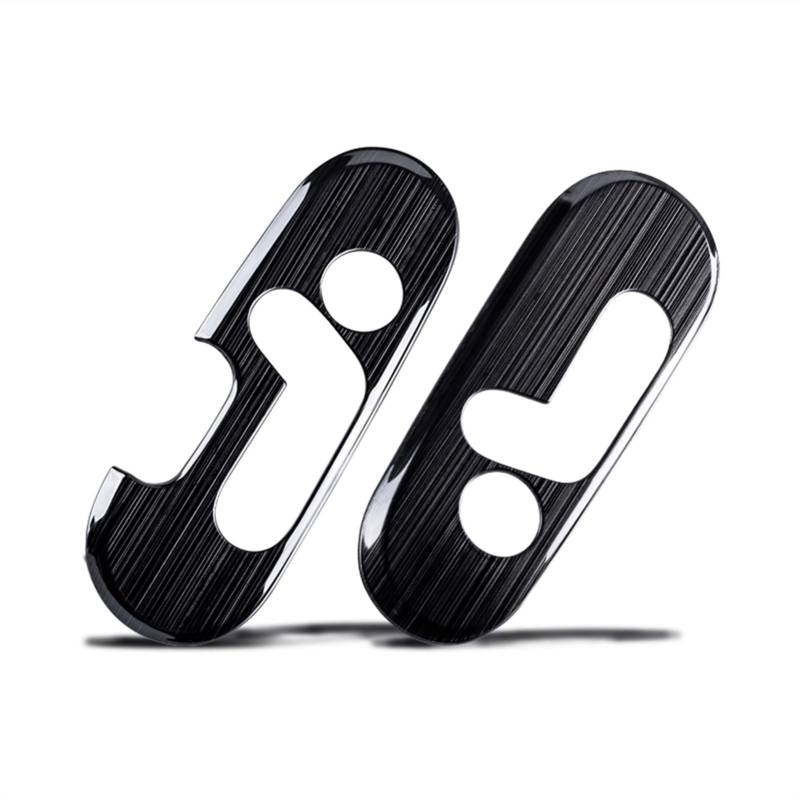 Vexilon Autositzverstellung, Dekorationsrahmen, Kfz-Innenraumschutzaufkleber, for, for Mini, Cooper S ONE Clubman F54 F60 Countryman Lüftungsgitter fürs Auto(Black Brushed F60) von Vexilon