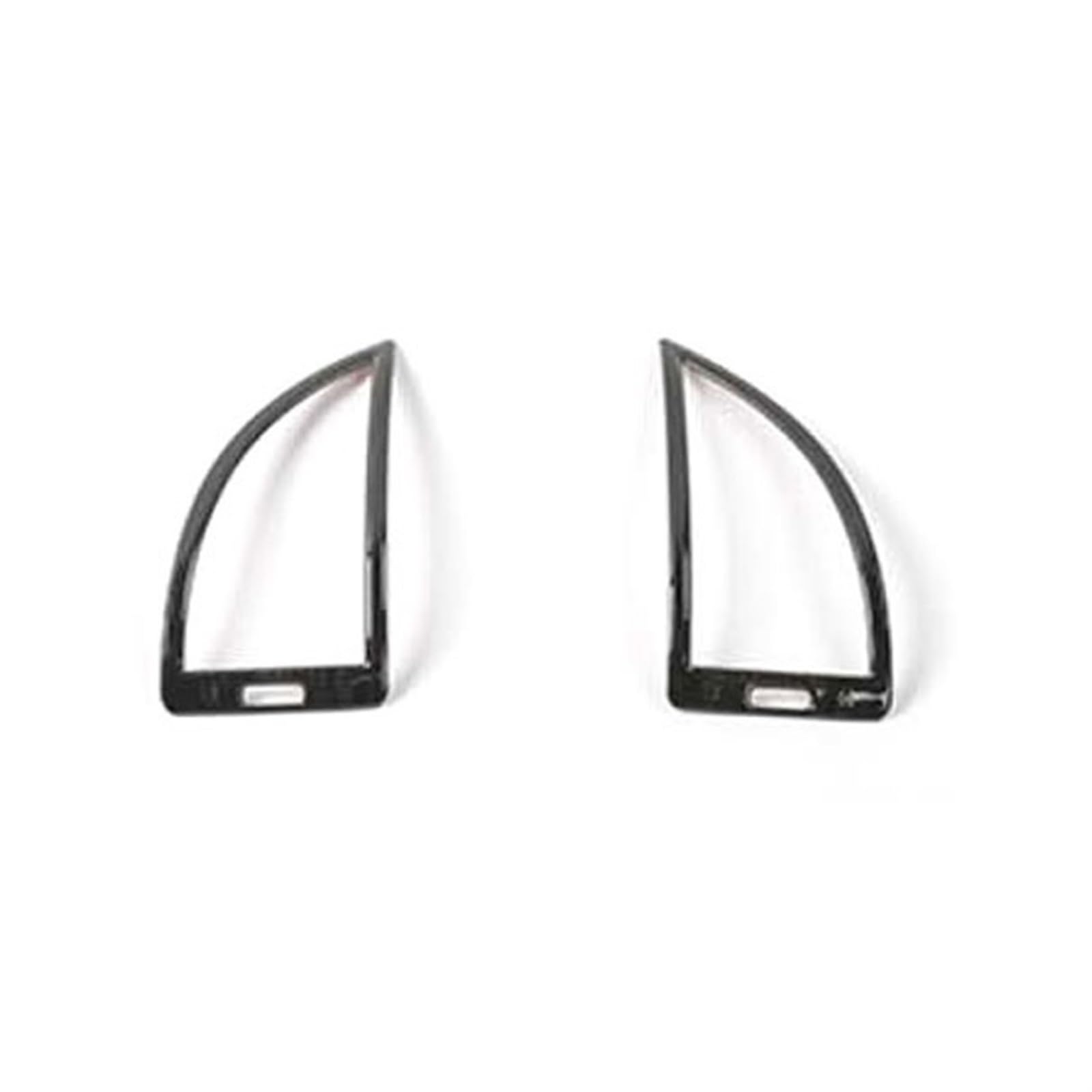 Vexilon Dekorative Abdeckung for die Lüftungsöffnungen der Klimaanlage in Kohlefaserfarbe, for Nissan Patrol 2017 2018 2019 2020 Zubehör Lüftungsgitter fürs Auto(Black Titanium) von Vexilon