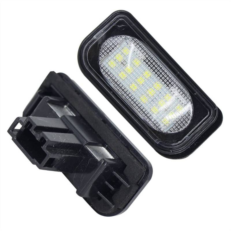 Vexilon Kennzeichenbeleuchtung 18SMD Light für C-Klasse W203 4D Tür Limousine 2001-2007 Car Styling Kennzeichenbeleuchtung Auto von Vexilon