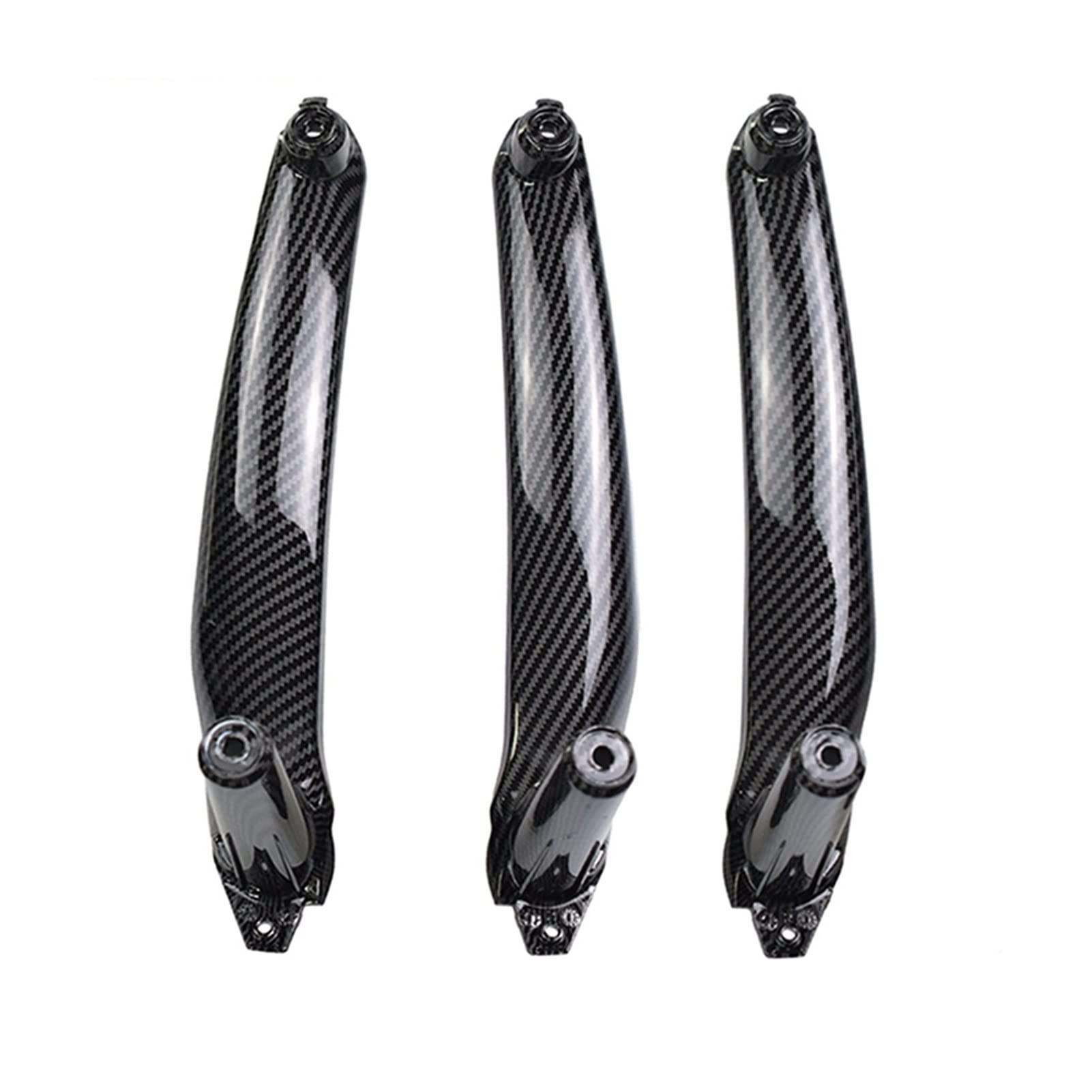 Vexilon Kohlefaser-Autoinnenraum-Innentür-Zuggriff-Armlehnenverkleidung, for, for E70 X5 E71 E72 X6 2007-2013 Auto-Innentürgriff(LHD-Carbon-3Pcs) von Vexilon
