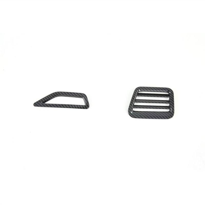 Vexilon Kohlefaserfarbe Auto-Klimaanlagen-Armaturenbrett-Entlüftungsabdeckung, for Toyota, Sienna 2015 2016 2017 2018 2019 2020 Styling-Zubehör Lüftungsgitter fürs Auto von Vexilon