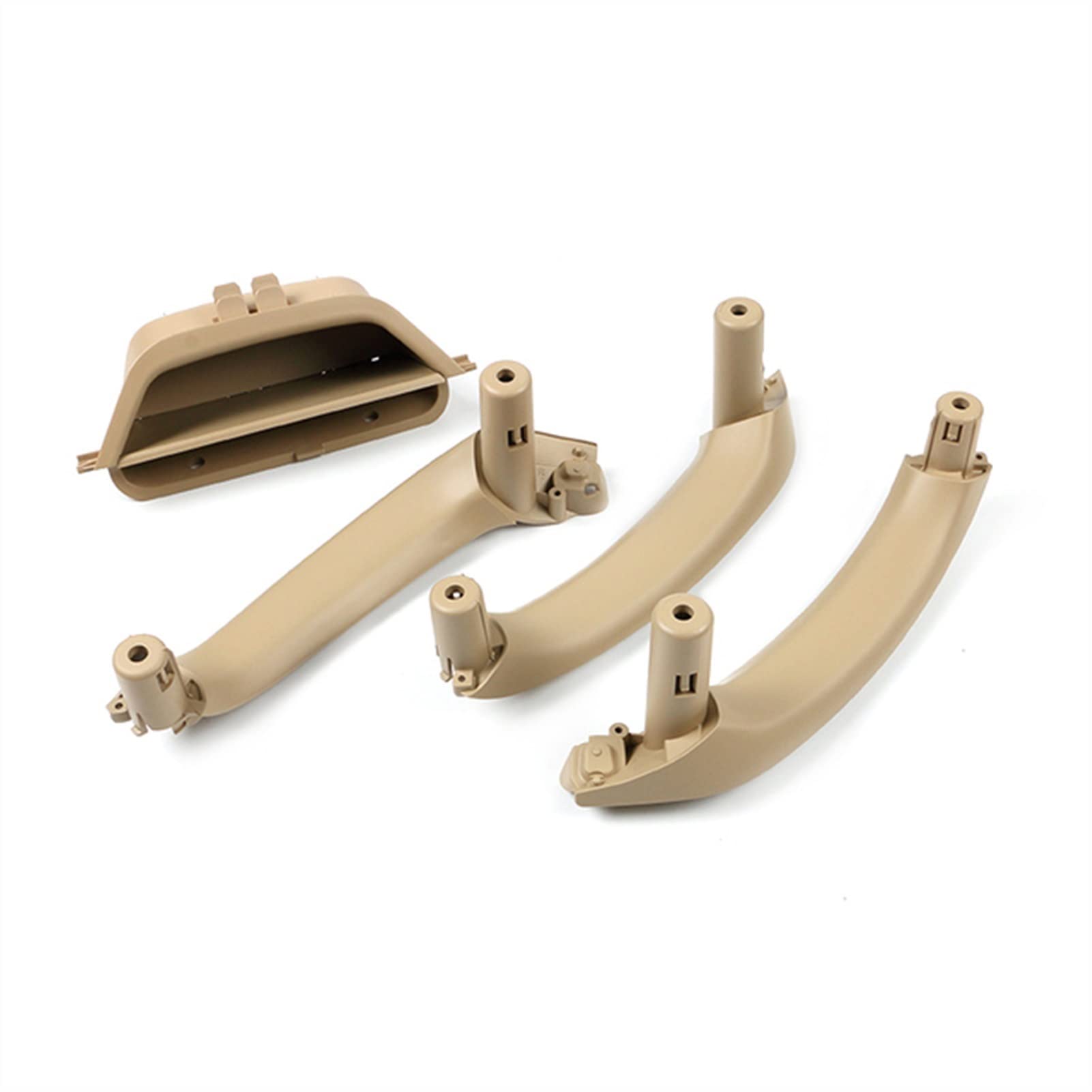 Vexilon LHD/RHD 4 Teile/Satz Autotürgriff Panel Pull Trim Abdeckung Innengriff, for, for X3 F25 X4 F26 2011 2012 2013 2014 2015 2016 2017 Auto-Innentürgriff(Beige Set) von Vexilon