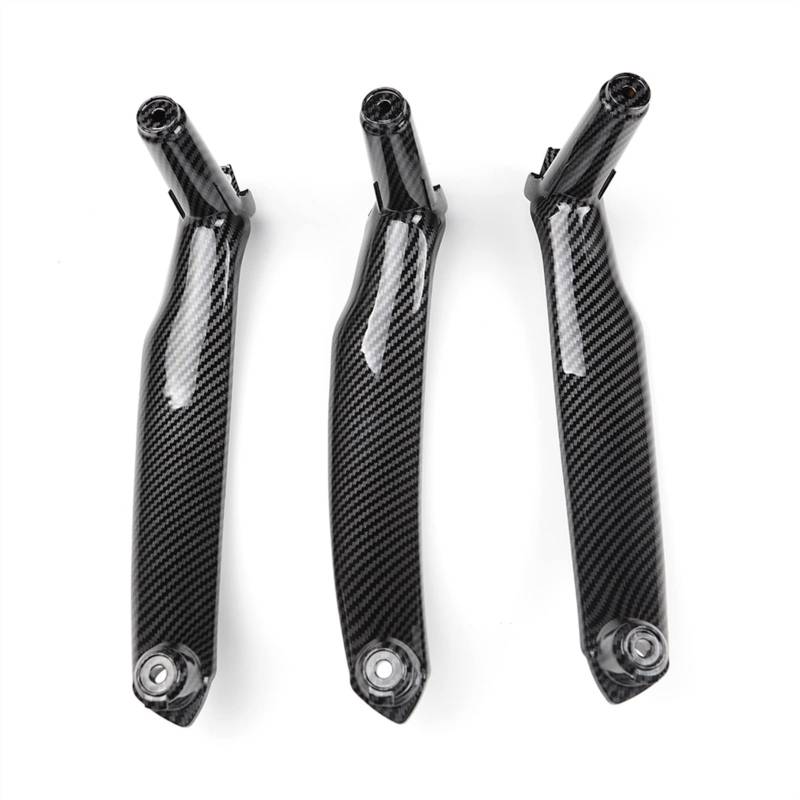 Vexilon LHD 3 Stück Carbonfaser-ABS-Auto-Styling-Innentürgriff-Verkleidungsteile, for, for E70 E71 E72 X5 X6 2008 2009 2010 2011 2012 2013 Auto-Innentürgriff von Vexilon