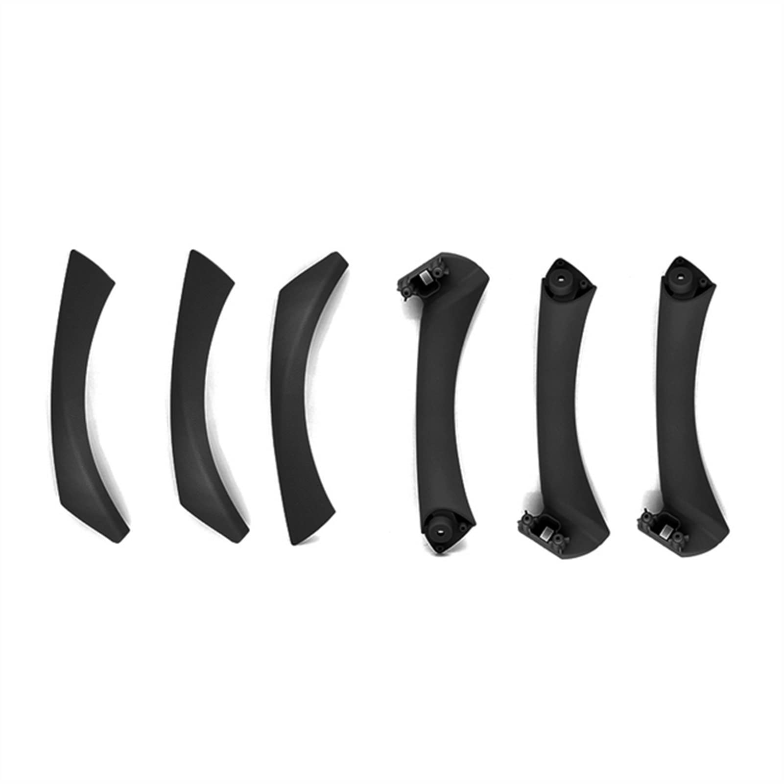 Vexilon LHD 6 Stück Auto-Innentürgriff-Zugabdeckung Ersatz, for, for 3er E90 E91 325 330 318 2005–2012 Auto-Innentürgriff(Black) von Vexilon