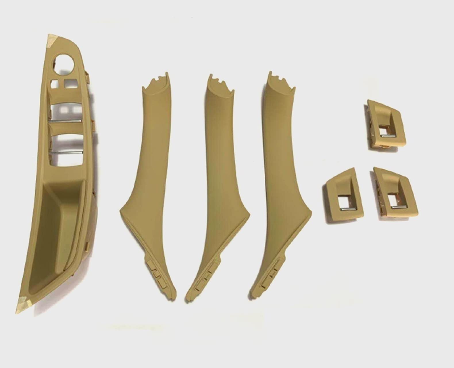 Vexilon LHD Auto-Innenraum-Innentürgriff-Panel-Zugverkleidungsabdeckung, Linkslenker, for, for 5er F10 F11, Grau Beige Schwarz Auto-Innentürgriff(Lavender) von Vexilon