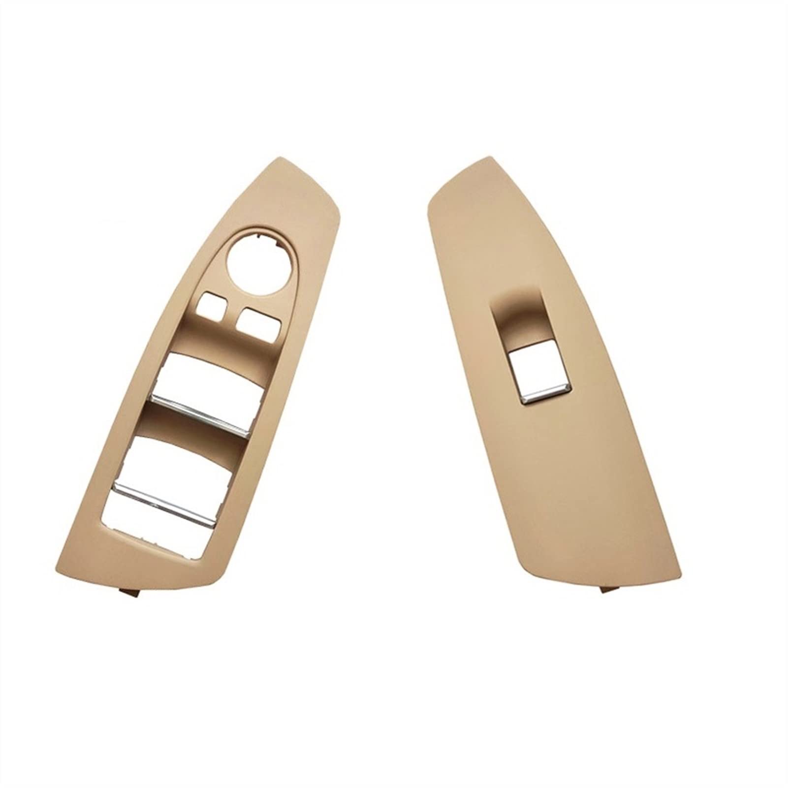 Vexilon LHD-Innenraum-Auto-Vordertür-Fensterheberschalter-Abdeckungsverkleidungsersatz, for, for 7er F01 F02 730 735 740 745 750 760 Auto-Innentürgriff(Beige One Pair) von Vexilon