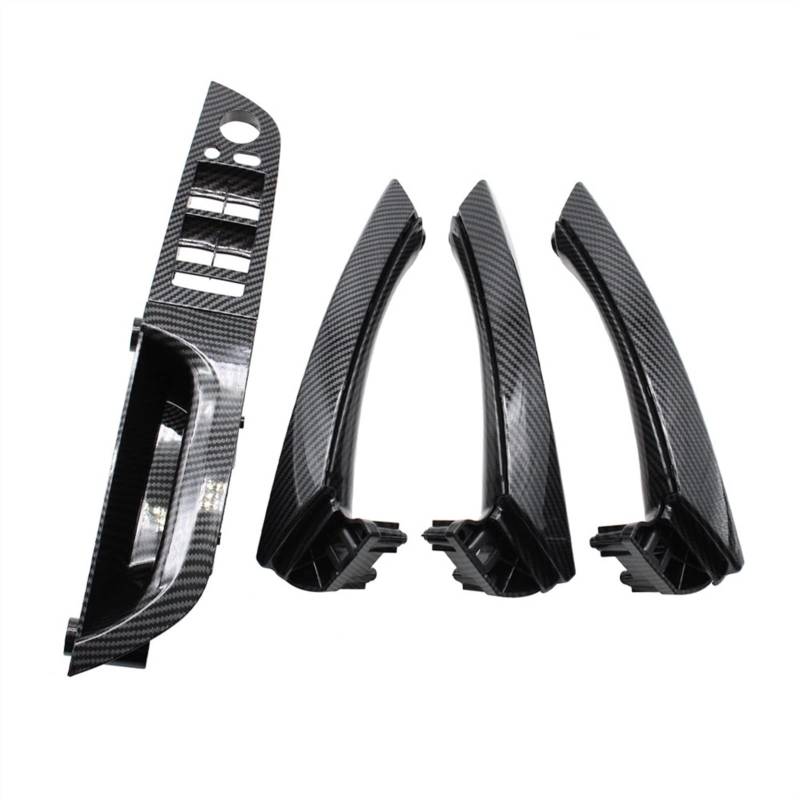 Vexilon LHD Innenzubehör Fensterschalter Panel Türgriff Komplettset, for, for 3er E90 E91 316 318 320 325 328i Auto-Innentürgriff(Carbon high-end 37.5) von Vexilon