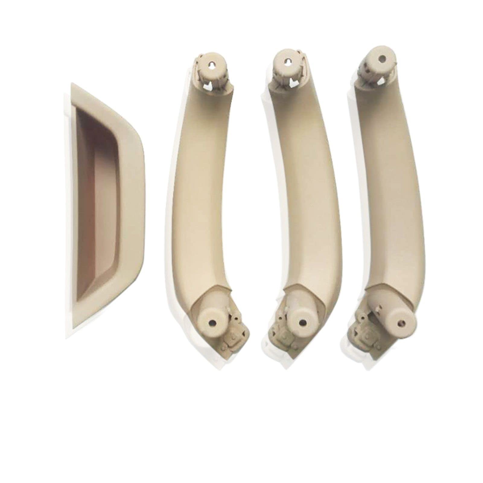 Vexilon LHD RHD Carbon Fiber Innentürgriffverkleidung, for, for X3 X4 F25 F26 2010-2016 Auto-Innentürgriff(LHD Beige Set) von Vexilon