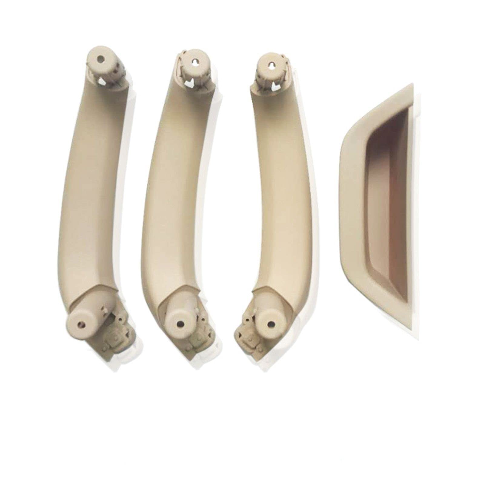 Vexilon LHD RHD Carbon Fiber Innentürgriffverkleidung, for, for X3 X4 F25 F26 2010-2016 Auto-Innentürgriff(RHD Beige Set) von Vexilon