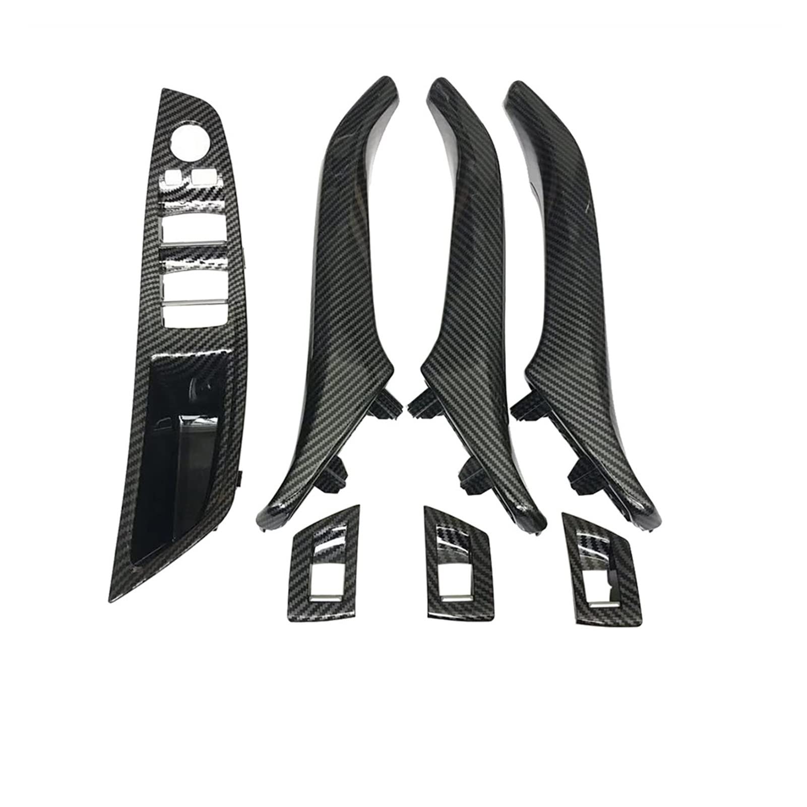 Vexilon LHD RHD Kohlefaser-Innentürgriff-Montagesatz, for, for 5S F10 F11 F18 520i 523i 525i 528i 535i Auto-Innentürgriff(LHD Assembly Set) von Vexilon