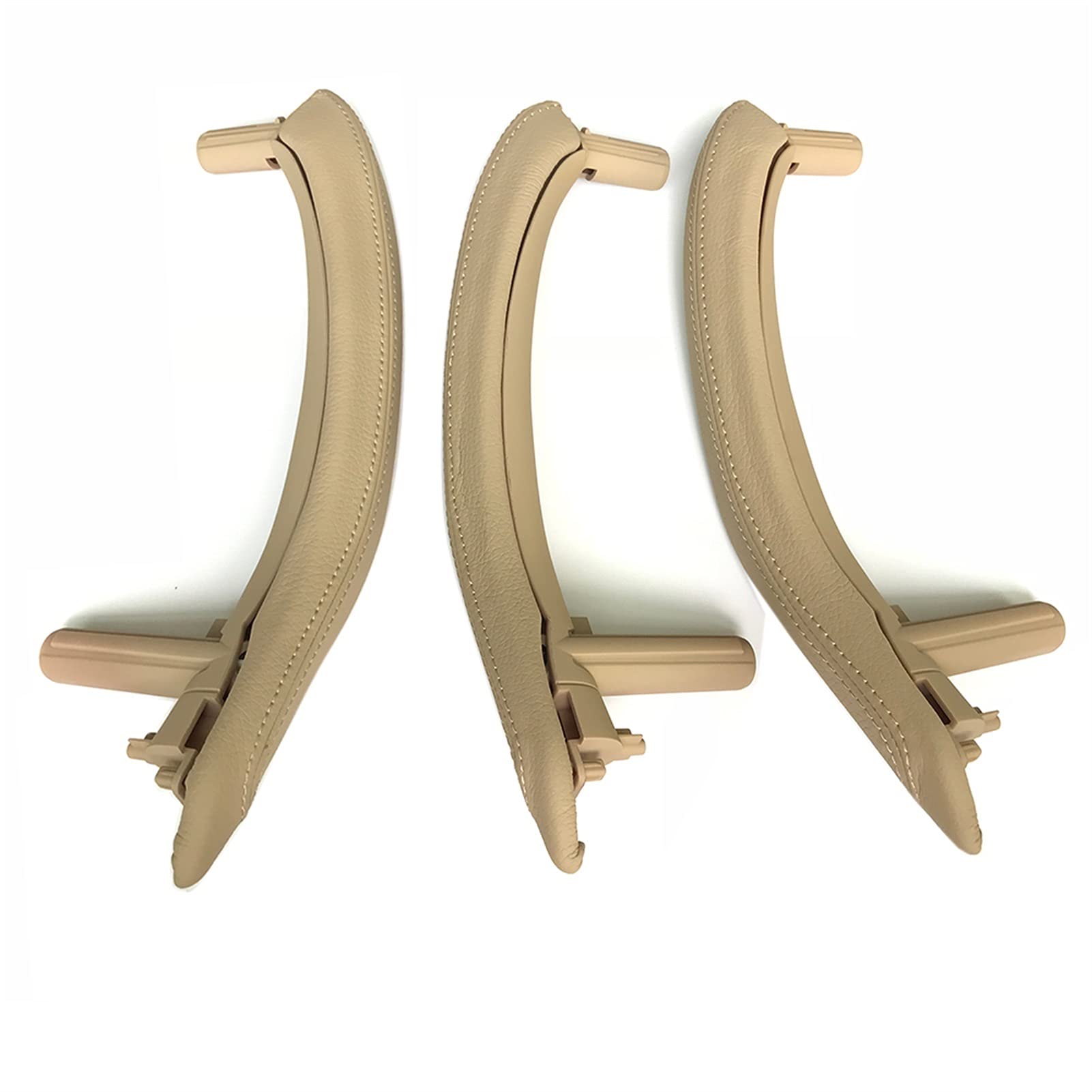 Vexilon LHD RHD Links rechts Innentürgriff Montagesatz mit äußerer Lederabdeckung, for, for X5 X6 F15 F16 2014-2018 Auto-Innentürgriff(LHD Beige Set) von Vexilon