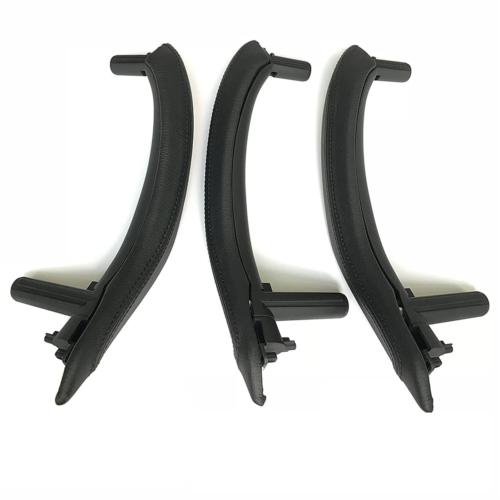 Vexilon LHD RHD Links rechts Innentürgriff Montagesatz mit äußerer Lederabdeckung, for, for X5 X6 F15 F16 2014-2018 Auto-Innentürgriff(LHD Black Set) von Vexilon