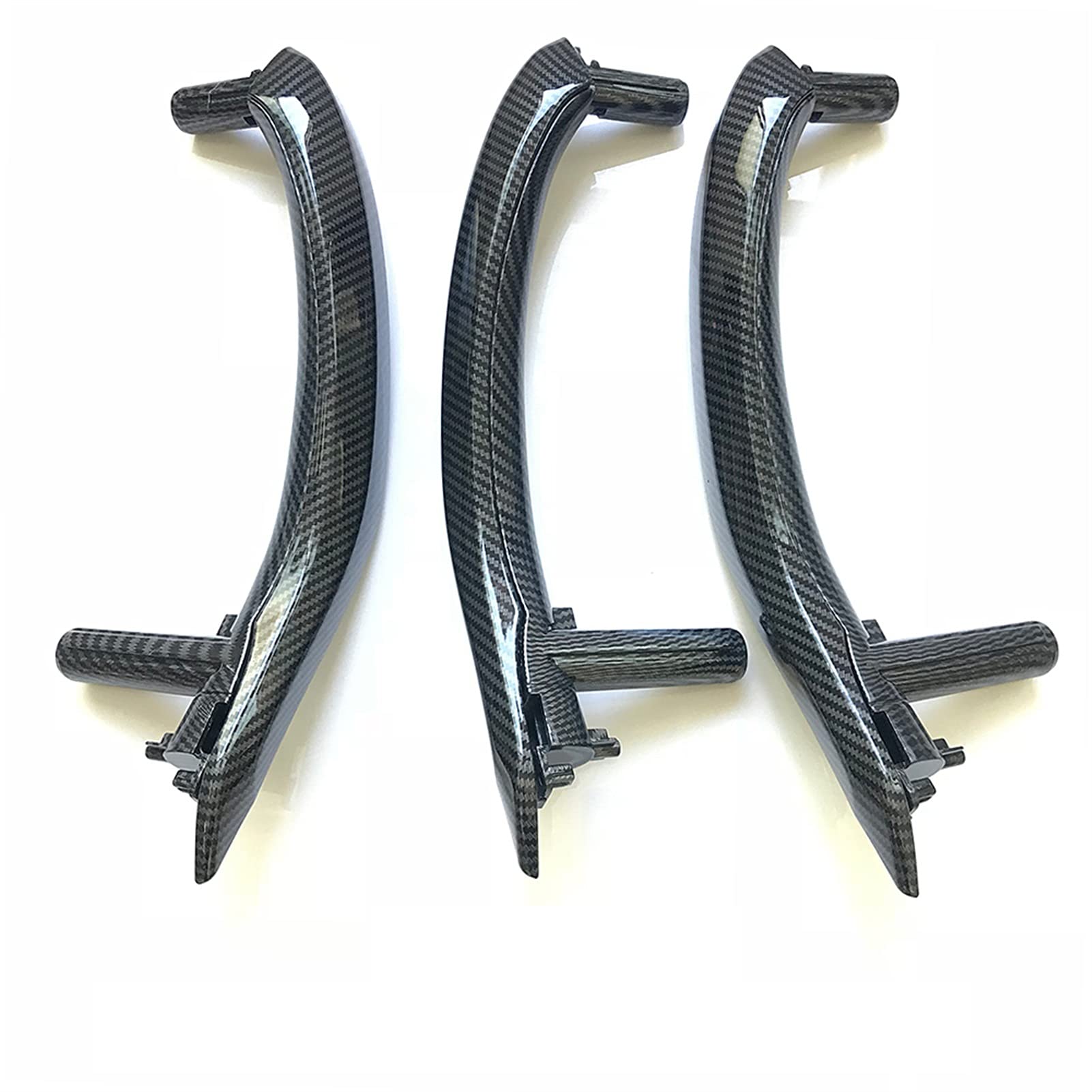 Vexilon LHD RHD Links rechts Innentürgriff Montagesatz mit äußerer Lederabdeckung, for, for X5 X6 F15 F16 2014-2018 Auto-Innentürgriff(LHD Carbon Fiber) von Vexilon