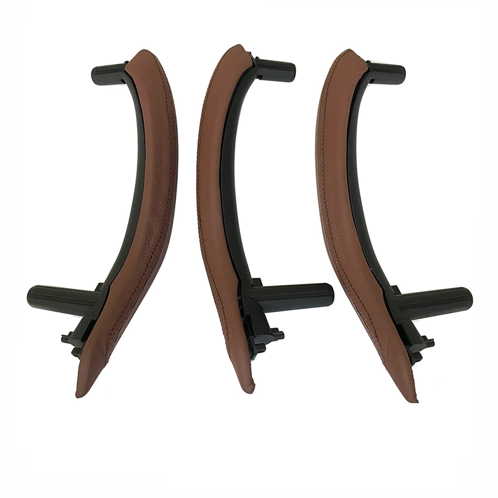 Vexilon LHD RHD Links rechts Innentürgriff Montagesatz mit äußerer Lederabdeckung, for, for X5 X6 F15 F16 2014-2018 Auto-Innentürgriff(LHD Red Set) von Vexilon