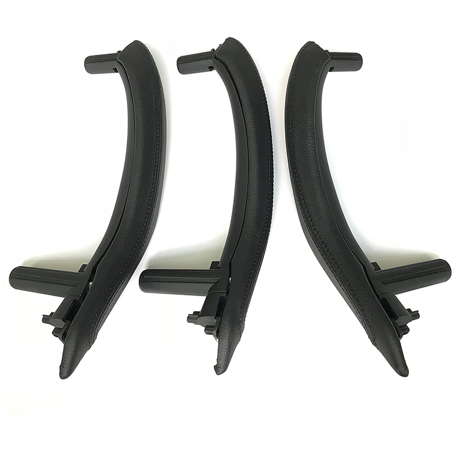 Vexilon LHD RHD Links rechts Innentürgriff Montagesatz mit äußerer Lederabdeckung, for, for X5 X6 F15 F16 2014-2018 Auto-Innentürgriff(RHD Black Set) von Vexilon