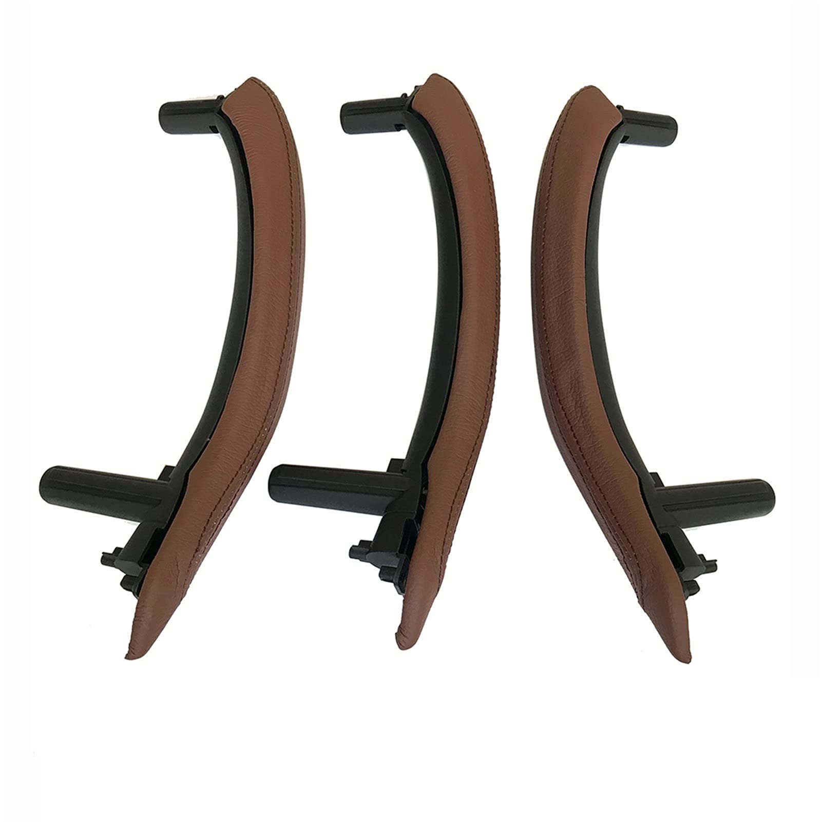 Vexilon LHD RHD Links rechts Innentürgriff Montagesatz mit äußerer Lederabdeckung, for, for X5 X6 F15 F16 2014-2018 Auto-Innentürgriff(RHD Red Set) von Vexilon