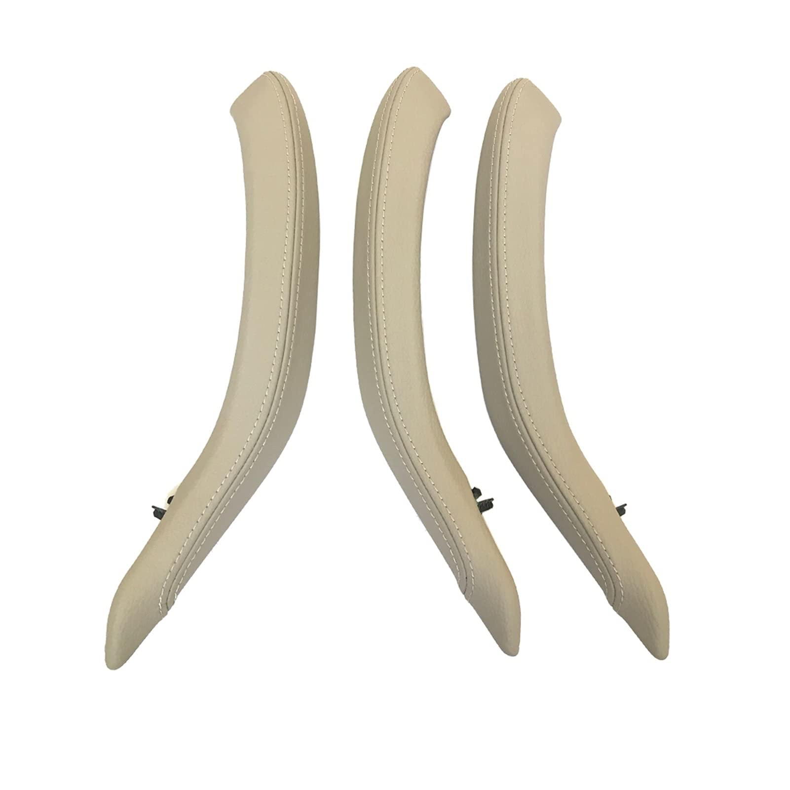 Vexilon LHD RHD Verbesserter Innentürgriff-Außenlederbezugssatz, for, for X5 X6 F15 F16 2014-2018 Auto-Innentürgriff(LHD Oyster) von Vexilon