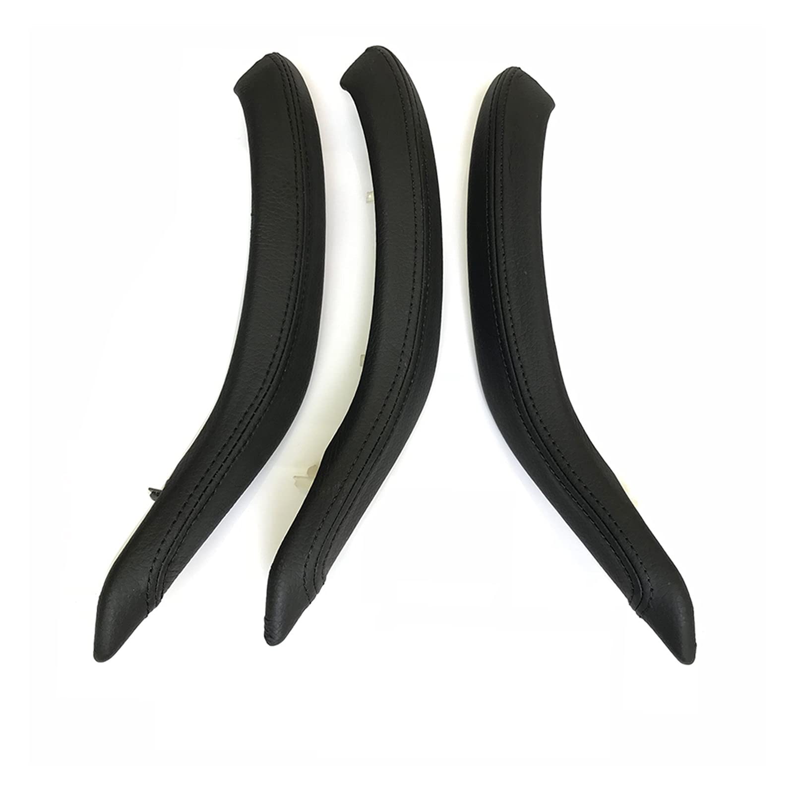 Vexilon LHD RHD Verbesserter Innentürgriff-Außenlederbezugssatz, for, for X5 X6 F15 F16 2014-2018 Auto-Innentürgriff(RHD Black) von Vexilon