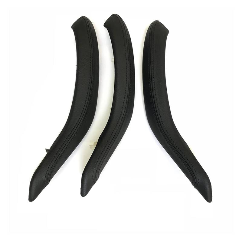 Vexilon LHD RHD Verbesserter Innentürgriff-Außenlederbezugssatz, for, for X5 X6 F15 F16 2014-2018 Auto-Innentürgriff(RHD Black) von Vexilon