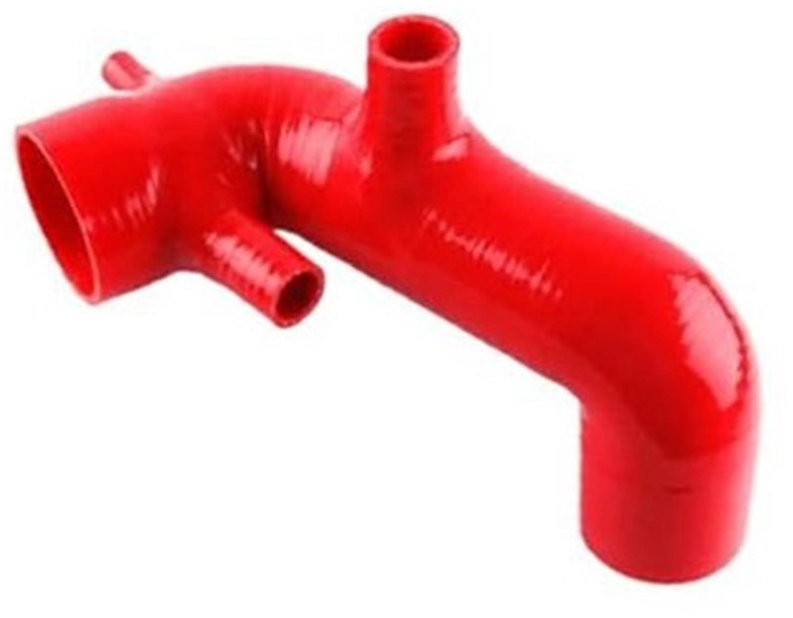 Vexilon Lufteinlass, for FIAT, for Punto MK1 GT 1.4L I4 1993–1999, Turbo-Silikon-Ansaugrohr, Rohrschlauch Auto-Luftfilter-Ansaugschlauch(Black Red) von Vexilon