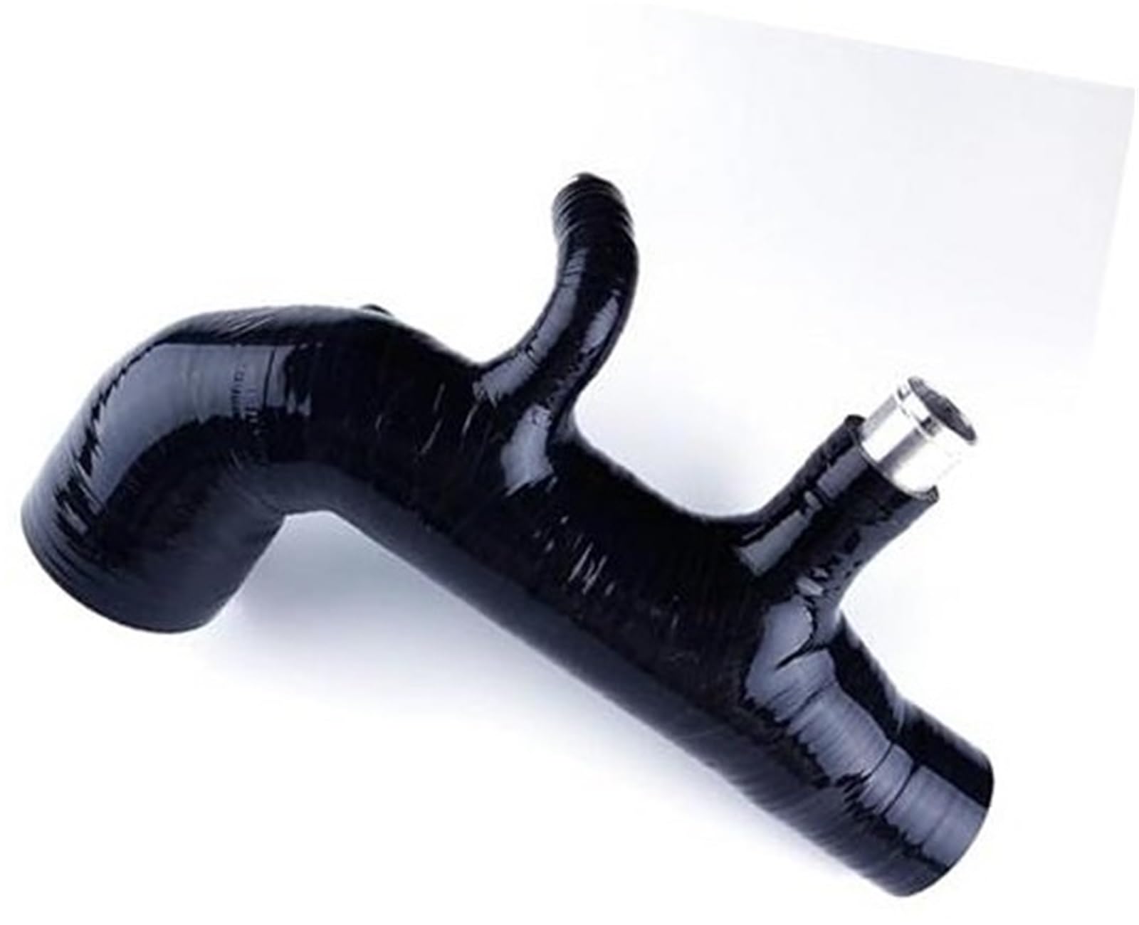 Vexilon Lufteinlass, for Subaru, WRX STI GDA GDB MK7 8 EJ20 EJ25 2002–2007, Silikon-Ansaugschlauch, Rohr-Set 2003 2004 2005 2006 Auto-Luftfilter-Ansaugschlauch(Black Black) von Vexilon