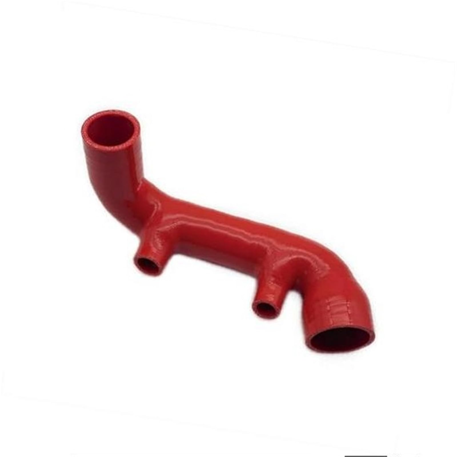 Vexilon Lufteinlass-Lufteinlass-Silikonschlauch, for FIAT, for UNO Turbo 1.3 MK1 1983–1989, Turbo-zu-AirBox-Ansaugrohr-Verbindungsschlauch Auto-Luftfilter-Ansaugschlauch(Black Red) von Vexilon