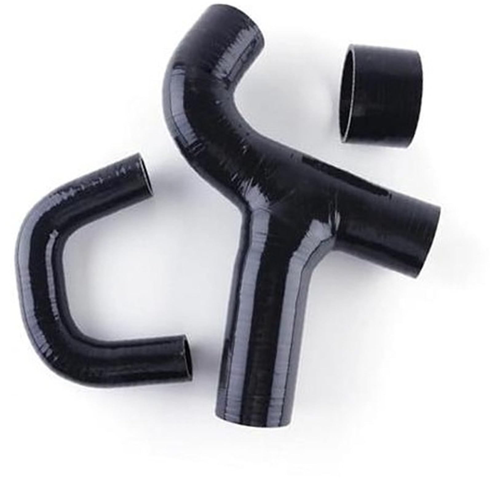 Vexilon Lufteinlass-Silikon-Ansaugschlauch-Set, for Subaru, for Impreza WRX STI GDB GDA EJ20 2.0L Turbo Vers 7/8/9 2000–2008 Auto-Luftfilter-Ansaugschlauch(Black Black) von Vexilon