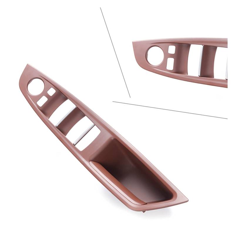 Vexilon RHD 1x Auto-Front-Innentür-Panel-Griff-Zug-Trim-Abdeckung, for, for 5er F10 F11 F18 2010 2011 2012 2013 2014 2015 2016 2017 RHD Auto-Innentürgriff(Red Wine) von Vexilon