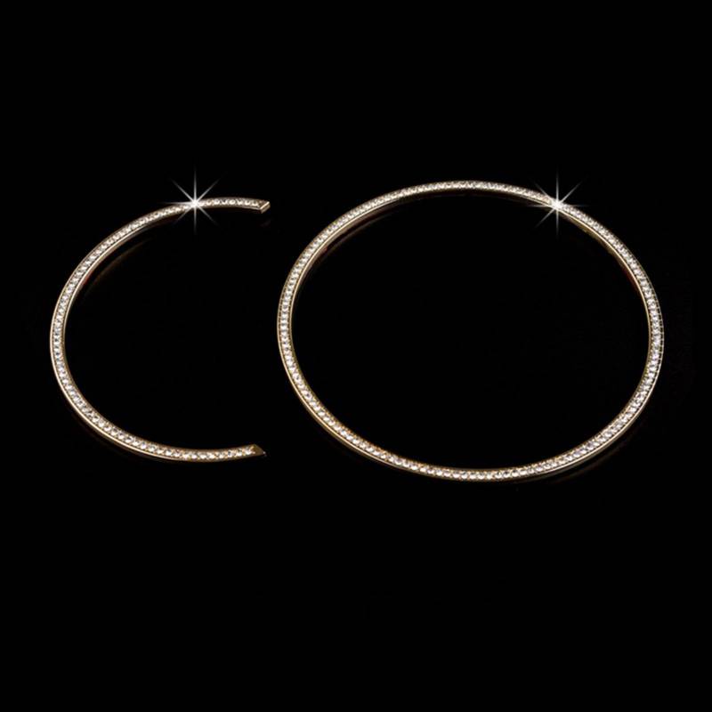 Vexilon Strass-Drehzahlmesser-Dekorabdeckung, for, for MINI, Cooper S F54F55F56 F57 F60 Auto-Styling-Zubehör Lüftungsgitter fürs Auto(Gold) von Vexilon