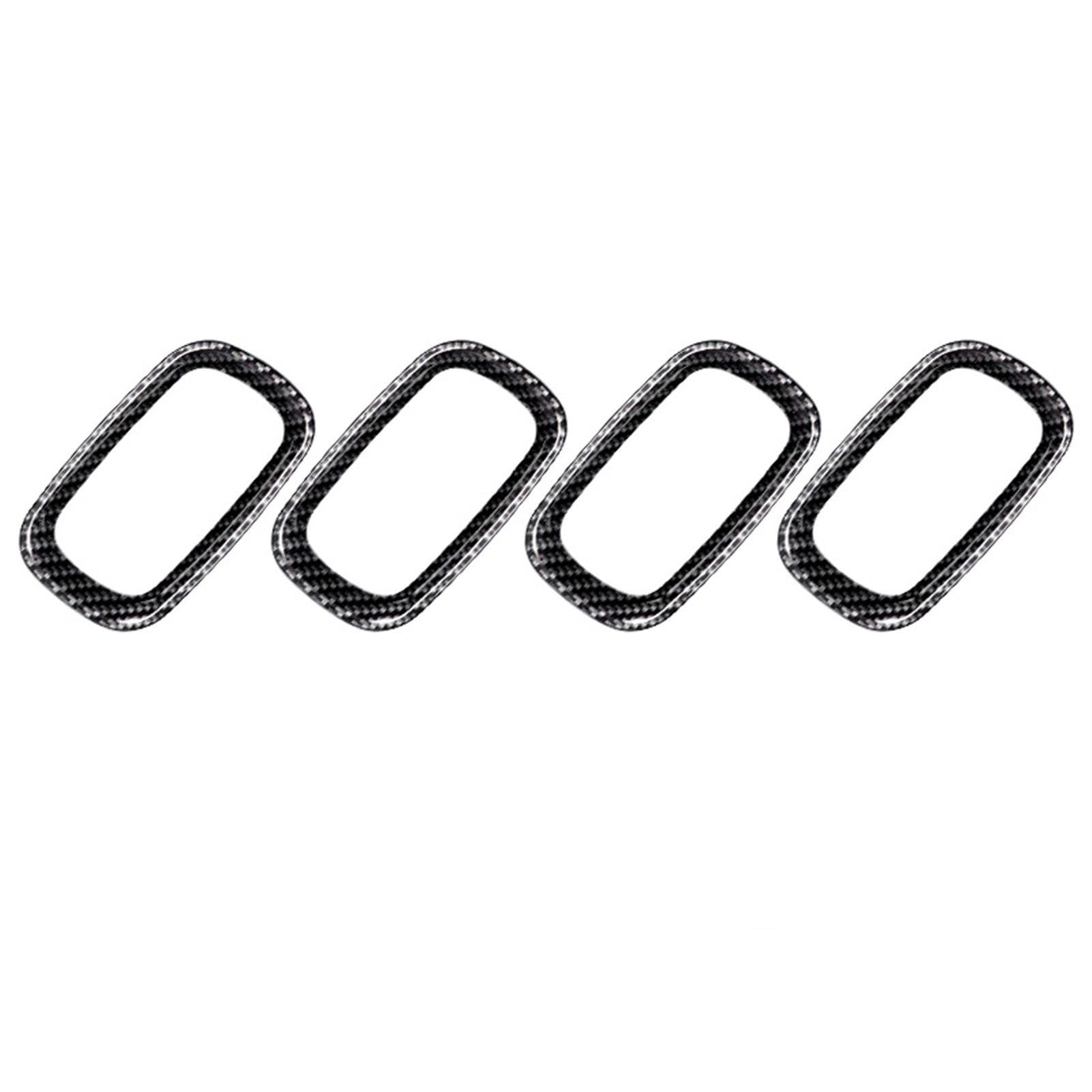 Vexilon for, for Mini, Countryman Cooper S F60 JCW Autoinnenraumaufkleber Luftauslass modifizierter dekorativer Rahmen Auto-Styling Autozubehör Lüftungsgitter fürs Auto(Carbon Pattern 4 Pcs) von Vexilon
