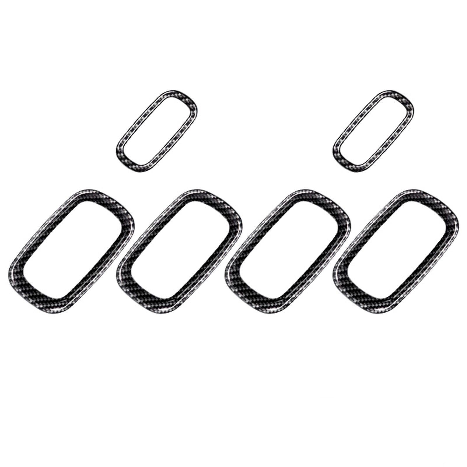 Vexilon for, for Mini, Countryman Cooper S F60 JCW Autoinnenraumaufkleber Luftauslass modifizierter dekorativer Rahmen Auto-Styling Autozubehör Lüftungsgitter fürs Auto(Carbon Pattern 6 Pcs) von Vexilon