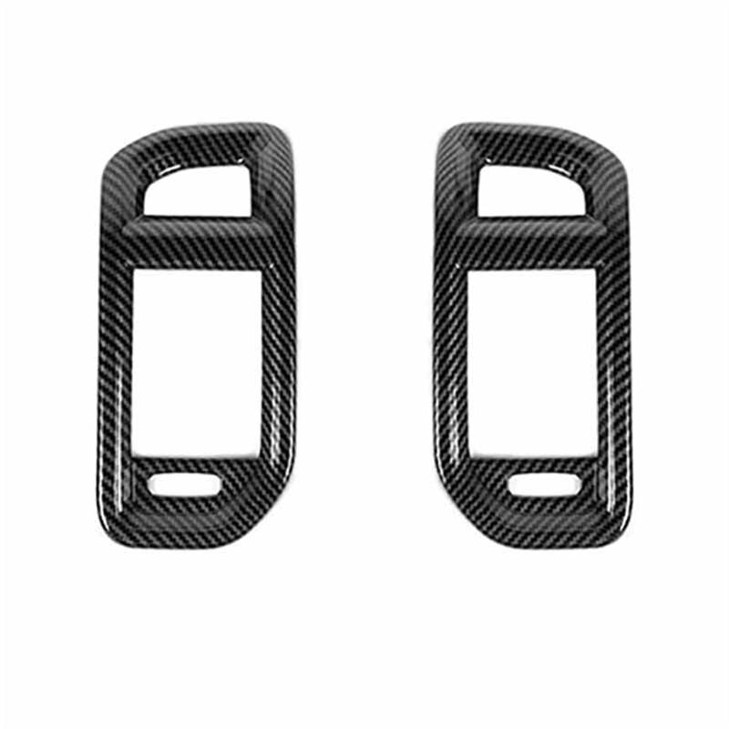 Vexilon for Dodge, RAM1500 2018 2019 2020 Pickup, Innenausstattung, Kohlefaserfarbe, Klimaanlage, Armaturenbrett-Entlüftungsabdeckung, Zubehör Lüftungsgitter fürs Auto von Vexilon