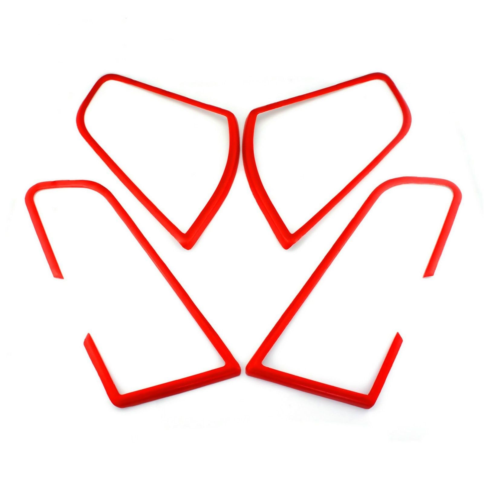 Vexilon for MINI, Cooper-Zubehör, Countryman F60, Aufkleber zur Dekoration der Auto-Audiolautsprecher, for Cooper F60 Lüftungsgitter fürs Auto(Red) von Vexilon