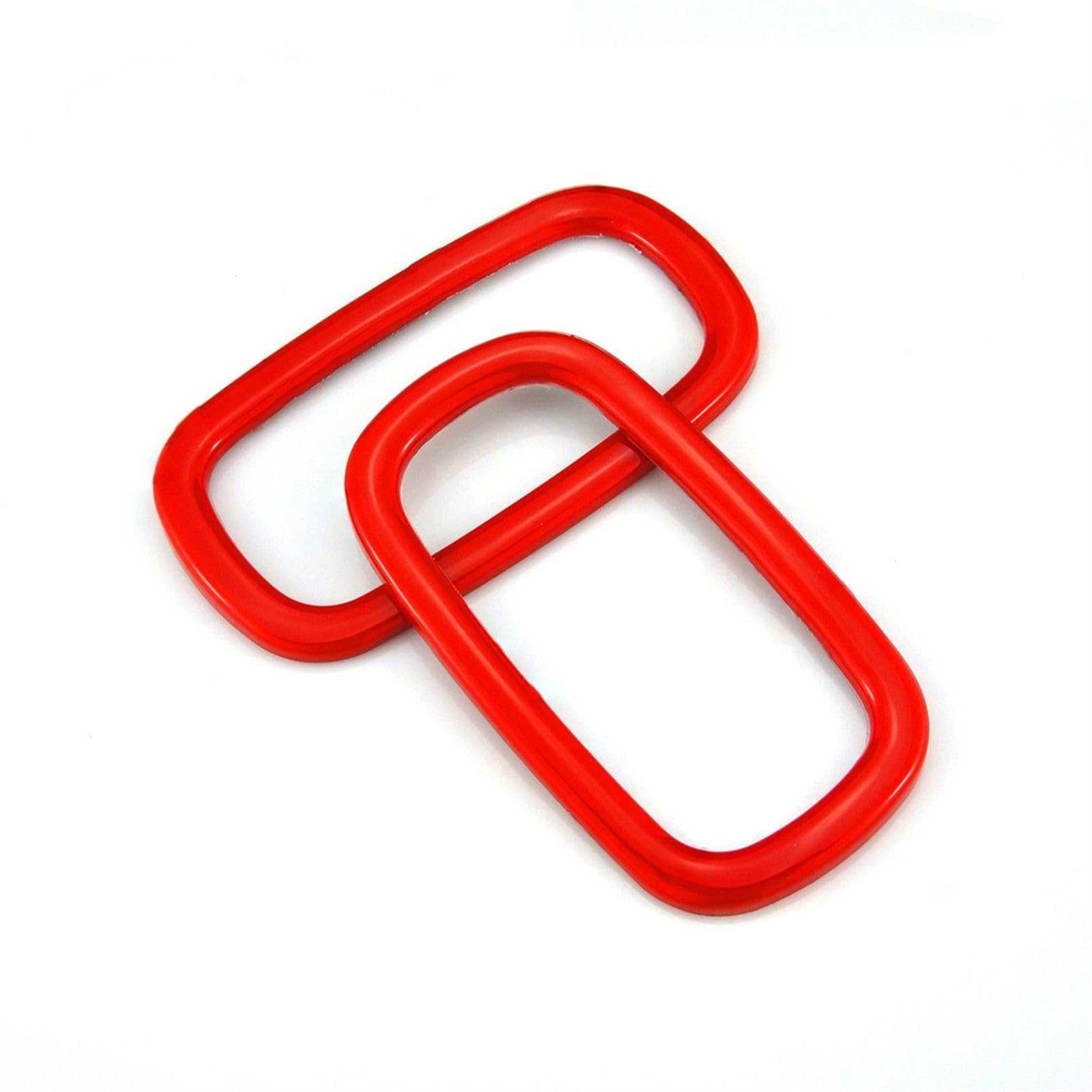 Vexilon for MINI, Cooper-Zubehör, for Countryman F60, for F60, for Cooper F60 Aufkleber for die Luftauslassabdeckung im Armaturenbrett Lüftungsgitter fürs Auto(Red) von Vexilon