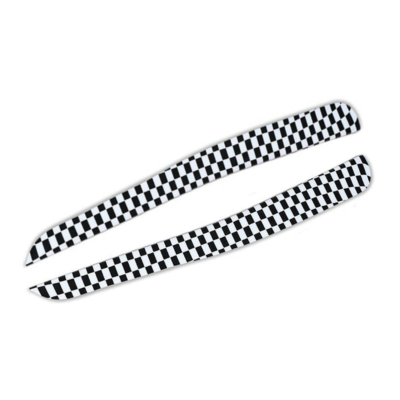Vexilon for MINI, Countryman F60, F60, Cooper F60, Aufkleber for die Innenausstattung des Schalthebelfelds, Cooper-Zubehör Lüftungsgitter fürs Auto(Checker) von Vexilon