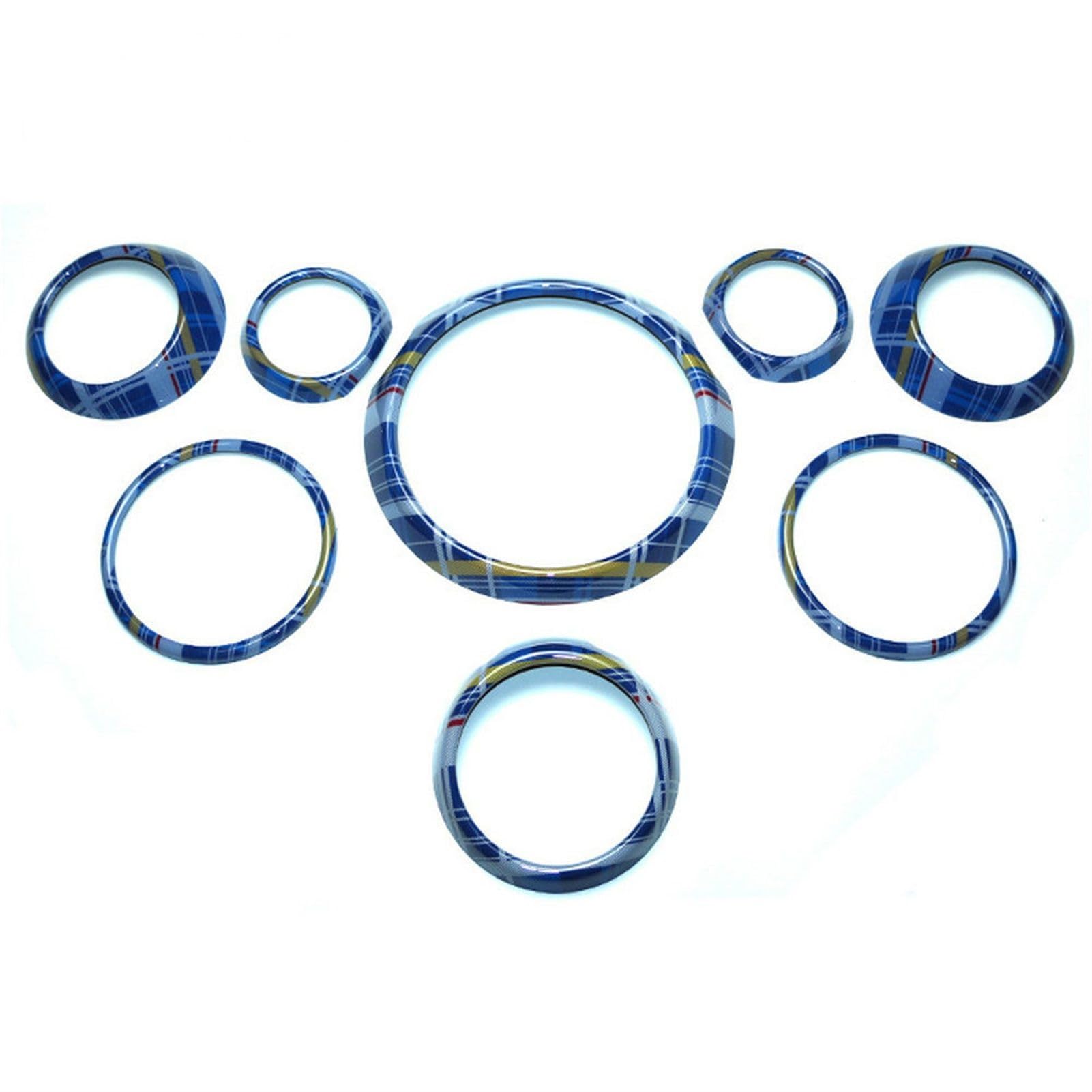 Vexilon for MINI, Countryman R60, Auto-Styling, Innendekoration, Aufkleberabdeckung, Cooper R60, Zubehör, R60 Lüftungsgitter fürs Auto(R60 Blue) von Vexilon