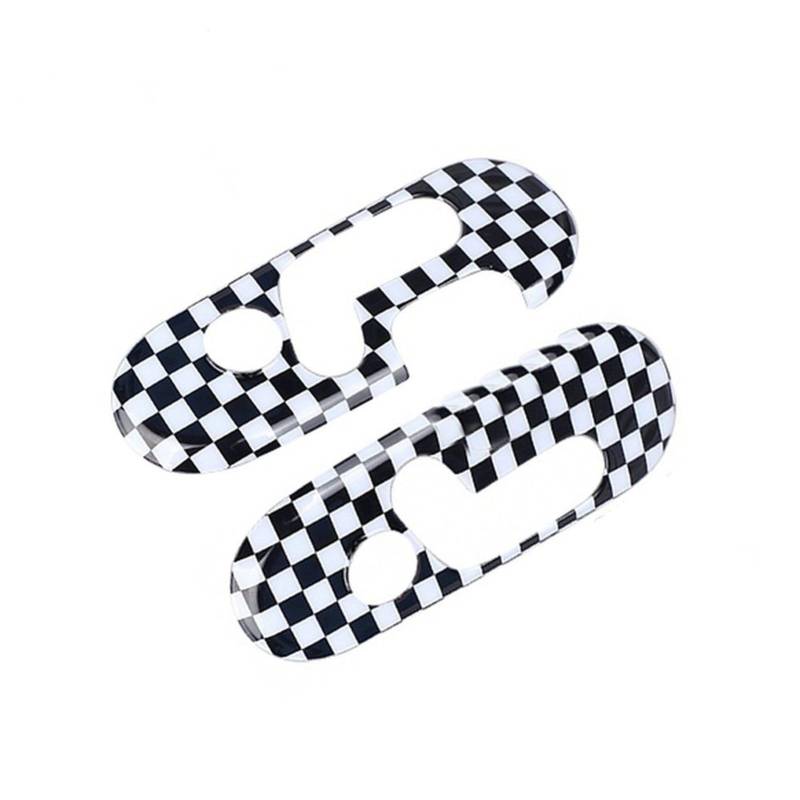 Vexilon for MINI, F60, Countryman F60, for MINI, Cooper F60 Auto for Sitz, Aufkleber for die Abdeckung des Bedienfelds, Cooper-Zubehör Lüftungsgitter fürs Auto(Checker) von Vexilon
