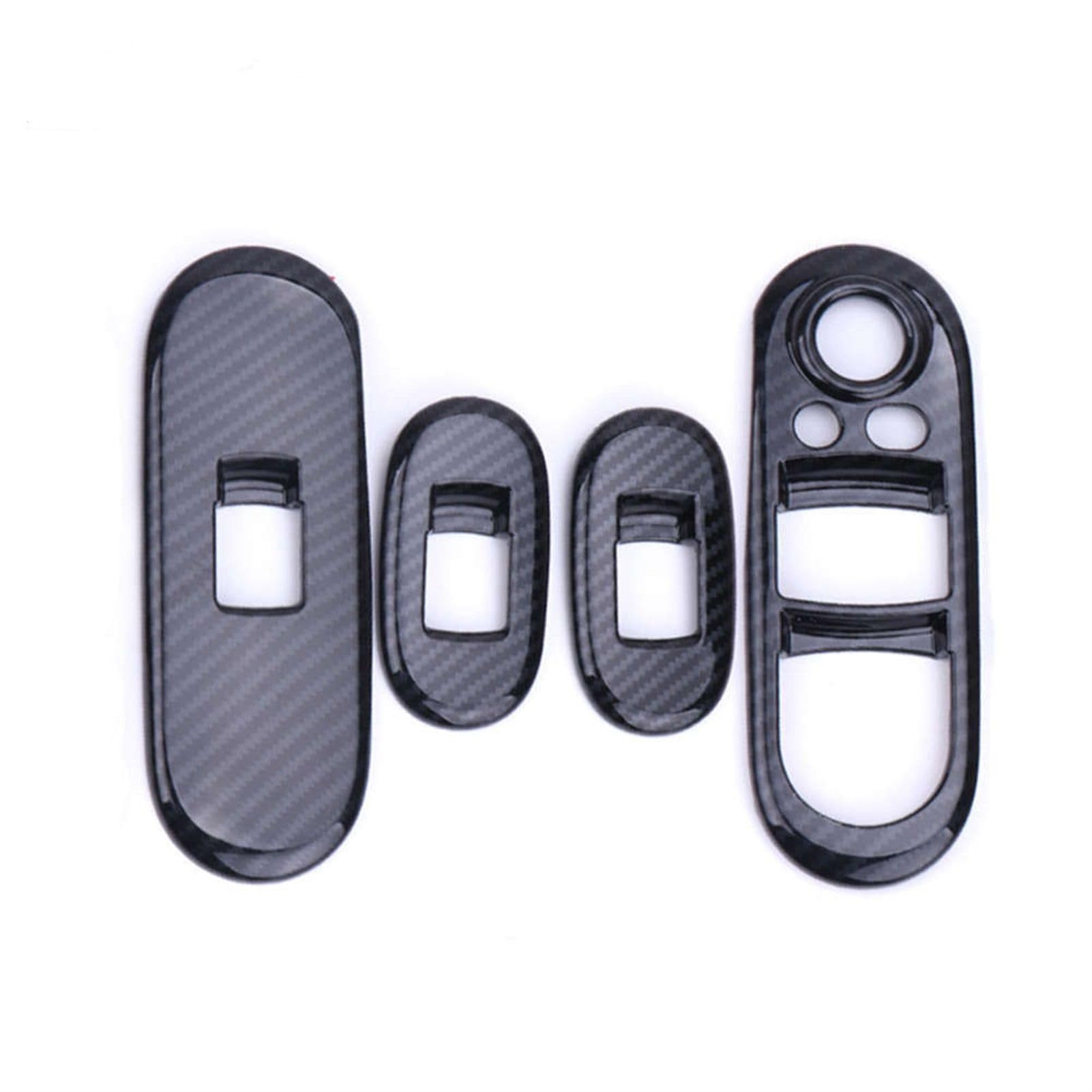 Vexilon for Mini, Cooper F55 F56, Aufkleberabdeckung for Fensterheberschalter, Bedienfeld, F56 F55, Auto-Styling-Zubehör Lüftungsgitter fürs Auto(F55 4PCS) von Vexilon