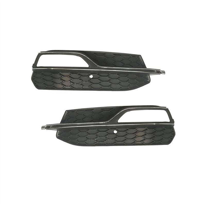 Vexylon Auto Links Rechts Vorne Stoßstange Nebellicht Grill Abdeckung, für A3 für S3 2014 2015 2016 2017 8V3807681 8V3807682(A pair 1) von Vexilon