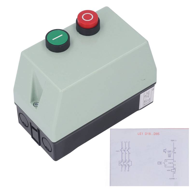 Magnetischer Elektromotor Starter 3 Phase 7A Bis 10A Magnetschalter Box ON Switch IP55 Wasserdichter Steuerschalter Einphase 220 230 V 380 400 V von ViaGasaFamido