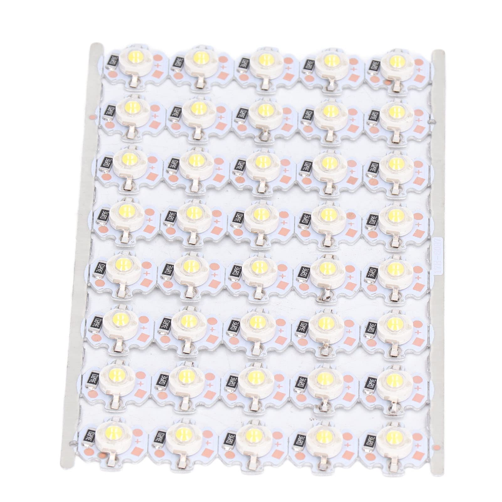 ViaGasaFamido DIY LAM LAMP -Chips Perlen mit Aluminiumplaque, Hochlichtquelle Gabinet Light Quelle 1W 12 V, Geeignet für Verkehr und Innenbeleuchtung (Neturallicht) von ViaGasaFamido
