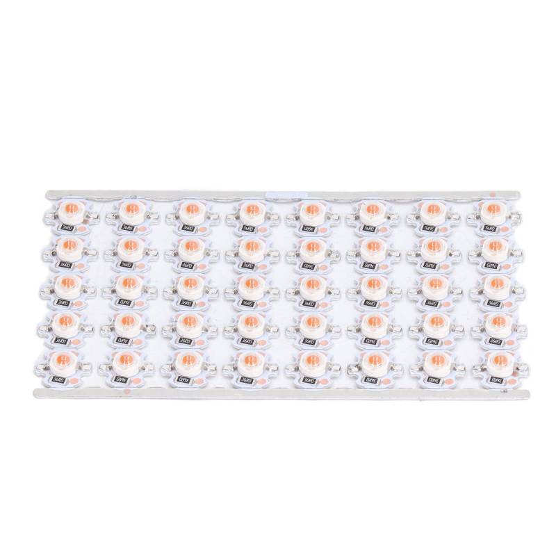ViaGasaFamido DIY LAM LAMP -Chips Perlen mit Aluminiumplaque, Hochlichtquelle Gabinet Light Quelle 1W 12 V, Geeignet für Verkehr und Innenbeleuchtung (Rotlicht) von ViaGasaFamido