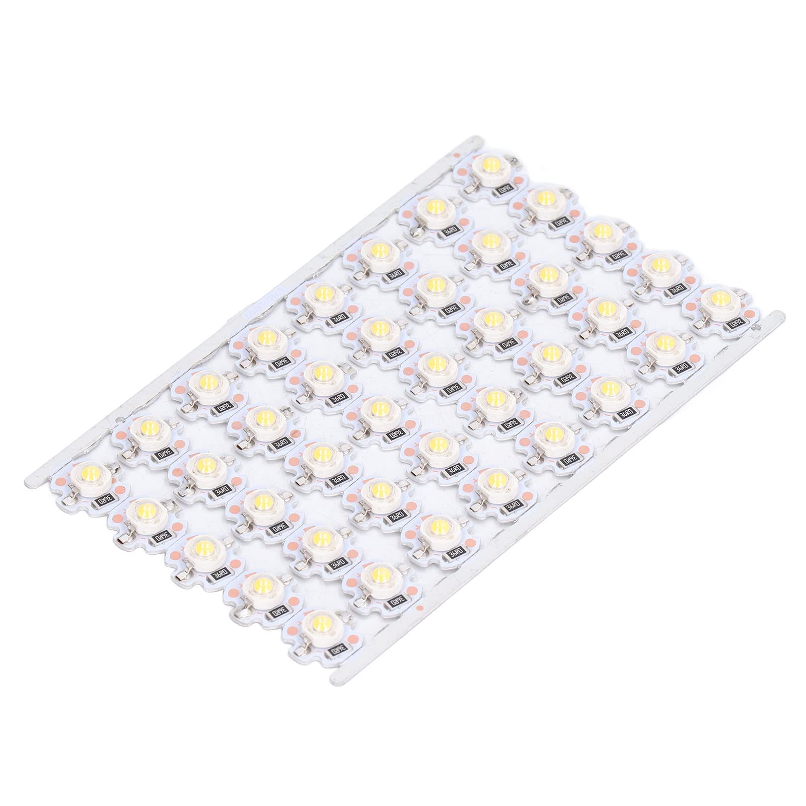 ViaGasaFamido DIY LAM LAMP -Chips Perlen mit Aluminiumplaque, Hochlichtquelle Gabinet Light Quelle 1W 12 V, Geeignet für Verkehr und Innenbeleuchtung (Warmes Licht) von ViaGasaFamido