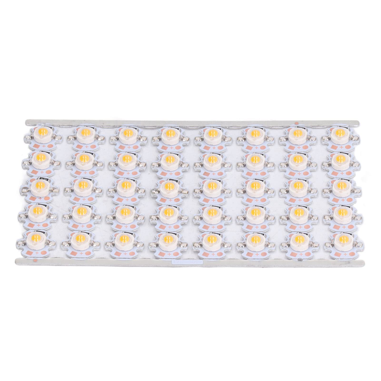 ViaGasaFamido DIY LAM LAMP -Chips Perlen mit Aluminiumplaque, Hochlichtquelle Gabinet Light Quelle 1W 12 V, Geeignet für Verkehr und Innenbeleuchtung (gelbes Licht) von ViaGasaFamido